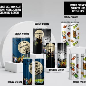 Personalized Cartoon Villain Tumbler: Classic Throwback Gift