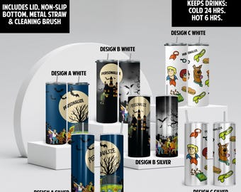 Personalized Cartoon Villain Tumbler: Classic Throwback Gift