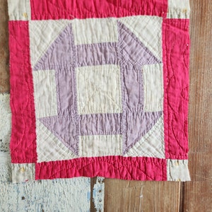 Vintage cutter quilt piece #1