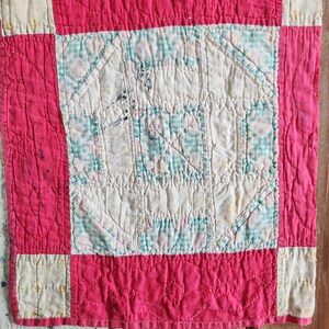 Vintage cutter quilt piece #19