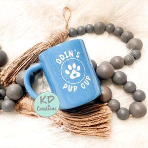 Reusable Personalized Non-Glitter Pup Cup, Custom Pup cup, Personalized pup cup, Puppuccino, Dog treat, Dog birthday gift, Dog mom gift