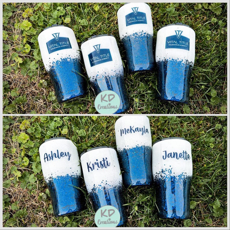 Custom 30 oz Tumbler with Name, Personalized Glitter Travel Cup, Insulated Stainless Steel Drinkware Gift image 20