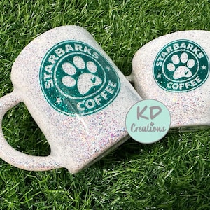 Reusable Personalized Glitter Pup Cup, Pup Cup, Custom Pup cup, Personalized pup cup, Puppuccino, Dog treat, Dog birthday gift, Dog mom gift
