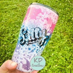 Salty Matthew 5:13 20 oz Tumbler,  summer tumbler , neon tumbler, glitter tumbler, summer cup, custom tumbler, vacation tumbler