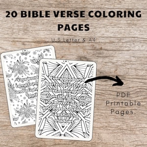 Bible Verse Coloring Book for Kids, Sunday School & Bible Study Activities, Fun Learning Coloring Pages, Perfect Christian Gift