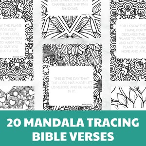 Bible Coloring Book for Kids, Sunday School Activity, Bible Verse Tracing Pages, Fun Christian Activities