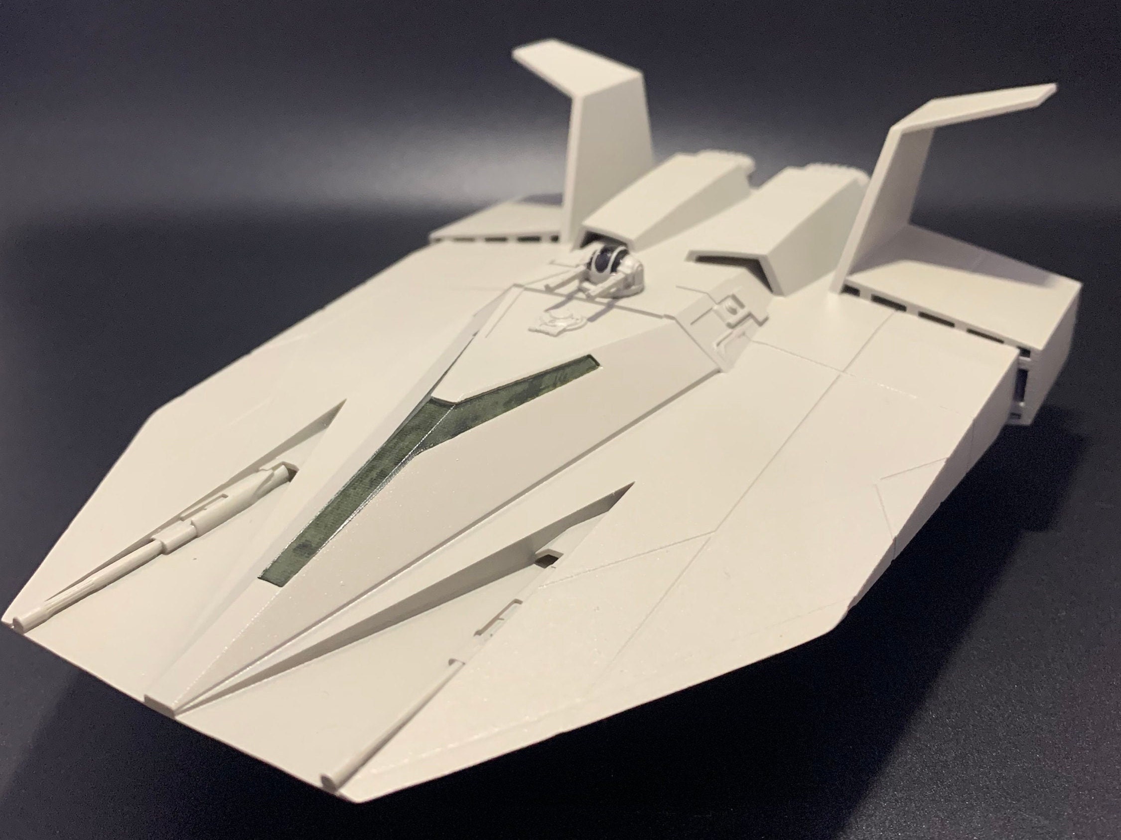 Buck Rogers Fighting 69th Belly Bomber Sled With Gunport and Buck Rogers Fighting 69th Belly Bomber Sled With Gunport and