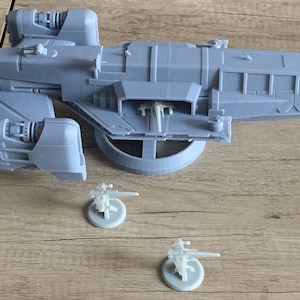 Gozanti fast frigate Hustler with 3 fighter squadron 15 inch