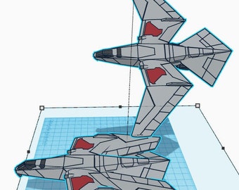 Rediseño del halcón de guerra de Buck Rogers de 7 pulgadas