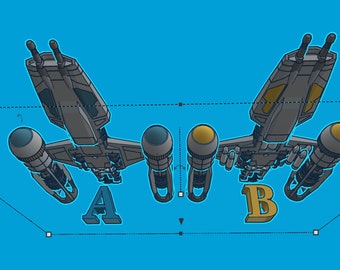 BTA-NR12 Y-wing the Pummeler 5.5 inch STL
