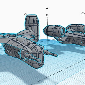 Razor crest -b or Razor crest -d (Not painted)