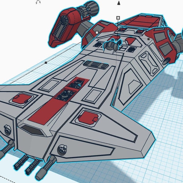 Ronto Mica and custom n1 starfighter 9.5 inches