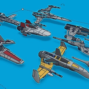 Pick a squadron (x-wing scale)