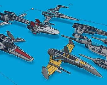 Pick a squadron (x-wing scale)