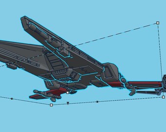 Black widow Inquisitor gunship 3inch