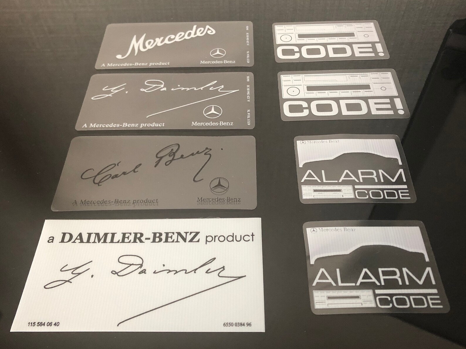 Mercedes Benz Car Windows Glass Sticker Decal Label Etsy