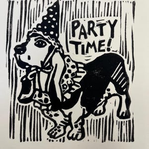 Cartão de feliz aniversário para cachorro, cartão de felicitações para comemoração