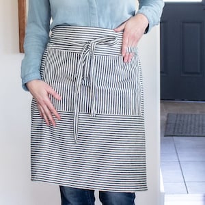 Half Apron | PDF Sewing Pattern | Digital Instant Download | Print at Home | One Size | Unisex Kitchen Serving Garden Apron