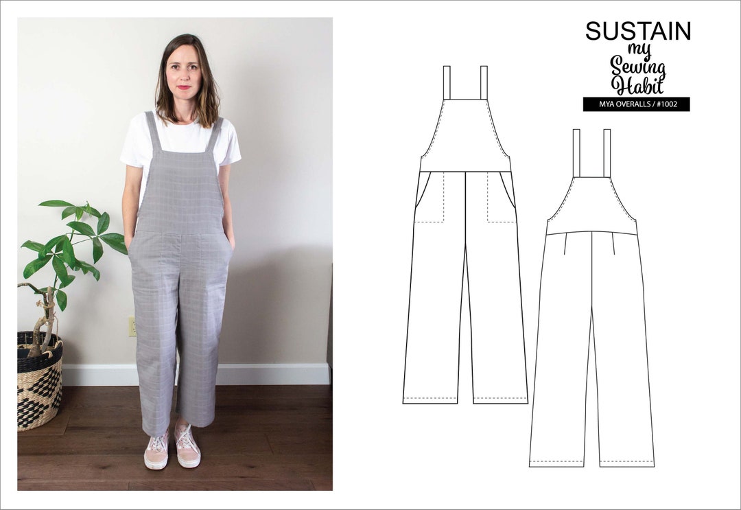 Women's Overalls / PDF Sewing Pattern / Digital (Download Now) - Etsy