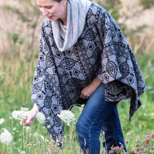 Cowl Neck Poncho | PDF Sewing Pattern | Easy to Wear | Comfort and Style | Instant Download | Print at Home | ONE SIZE image 6