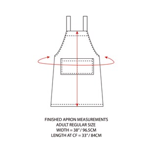 Low Cross Back Apron | PDF Sewing Pattern | Pinafore Apron | Instant ...