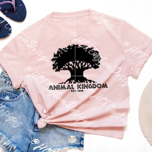 Animal Kingdom Shirt Design - Instant Digital Download - SVG - PNG - DXF - Cricut and Silhouette Files