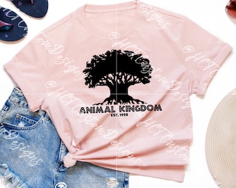 Animal Kingdom Shirt Design - Instant Digital Download - SVG - PNG - DXF - Cricut and Silhouette Files