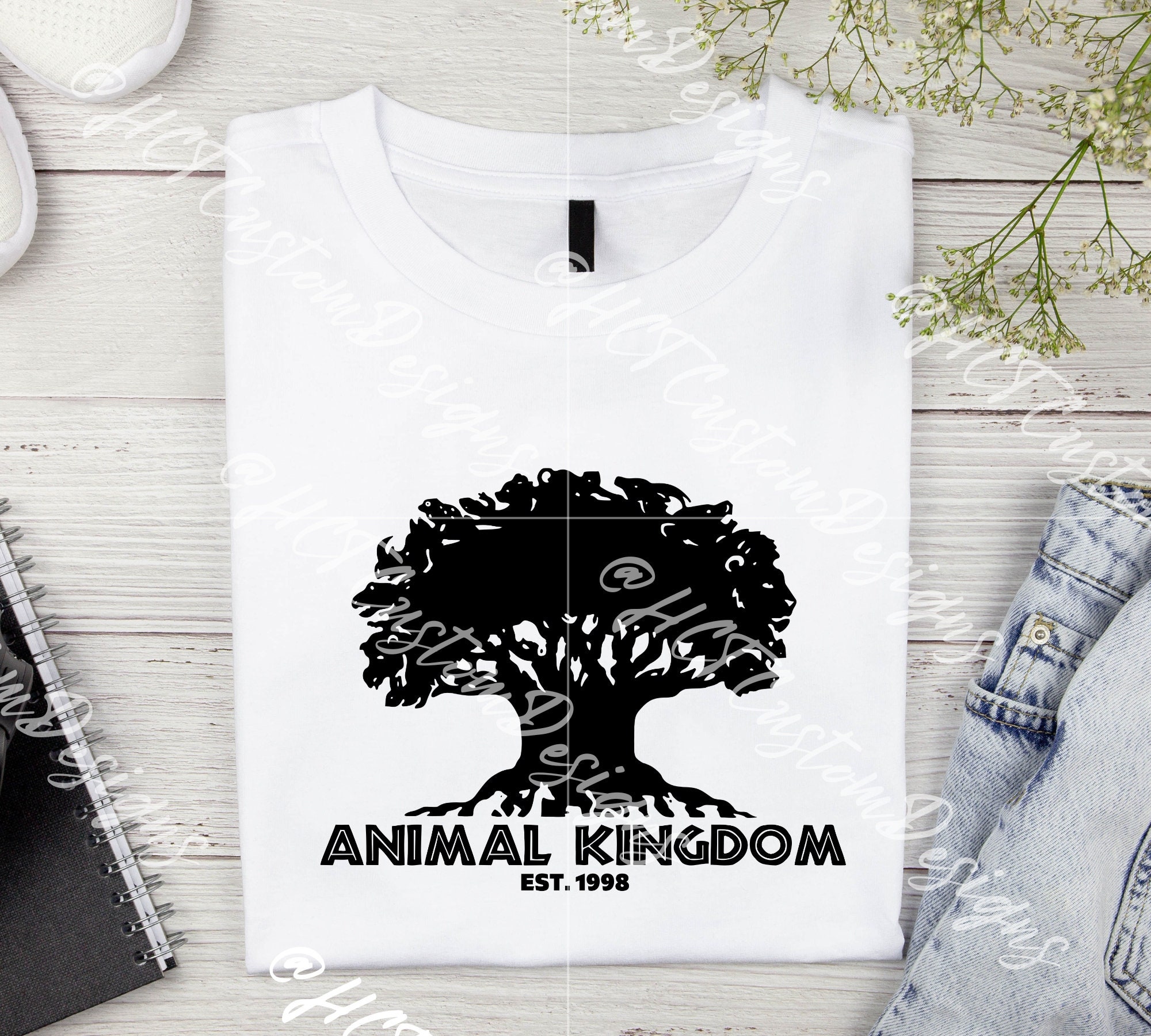 Animal Kingdom Shirt Design Instant Digital Download SVG PNG DXF Cricut