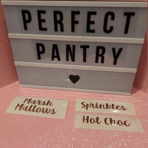 Hot chocolate set labels, hinch labels, hot chocolate sticker, marshmallow sticker, Sprinkles Label, kitchen organisation labels