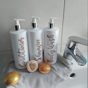 Bathroom Labels, Shampoo and conditioner labels, bathroom stickers, shampoo and conditioner labels, Shower labels, shower stickers