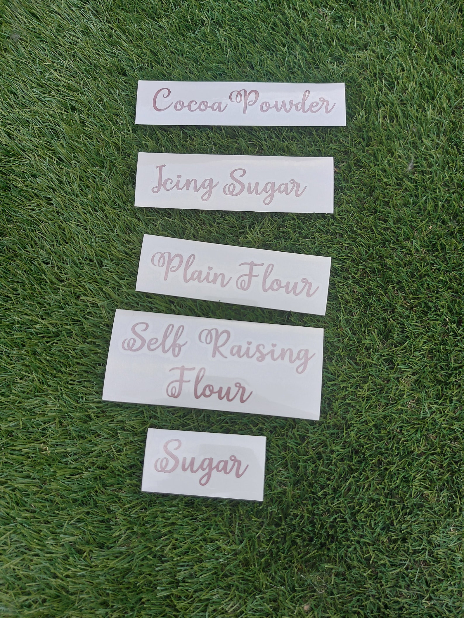 Baking Ingredient Stickers, Baking Ingredient Labels, Baking Stickers