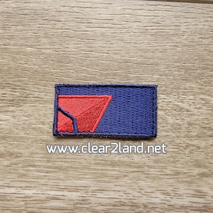 Rare Delta &quot;wedge or deltoid&quot; airlines Flight Suit Pencil Tab (2 inch by 1 inch with velcro back)
