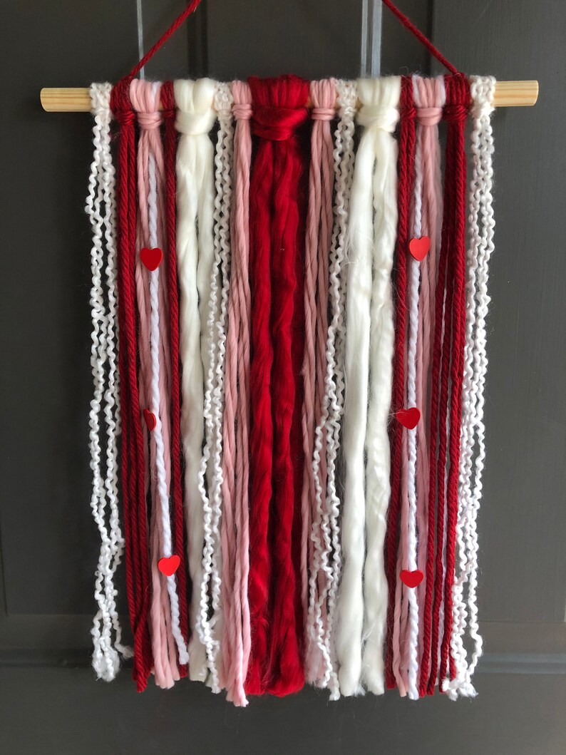 Valentine Macrame Wall Hanging CRAFT KIT Etsy