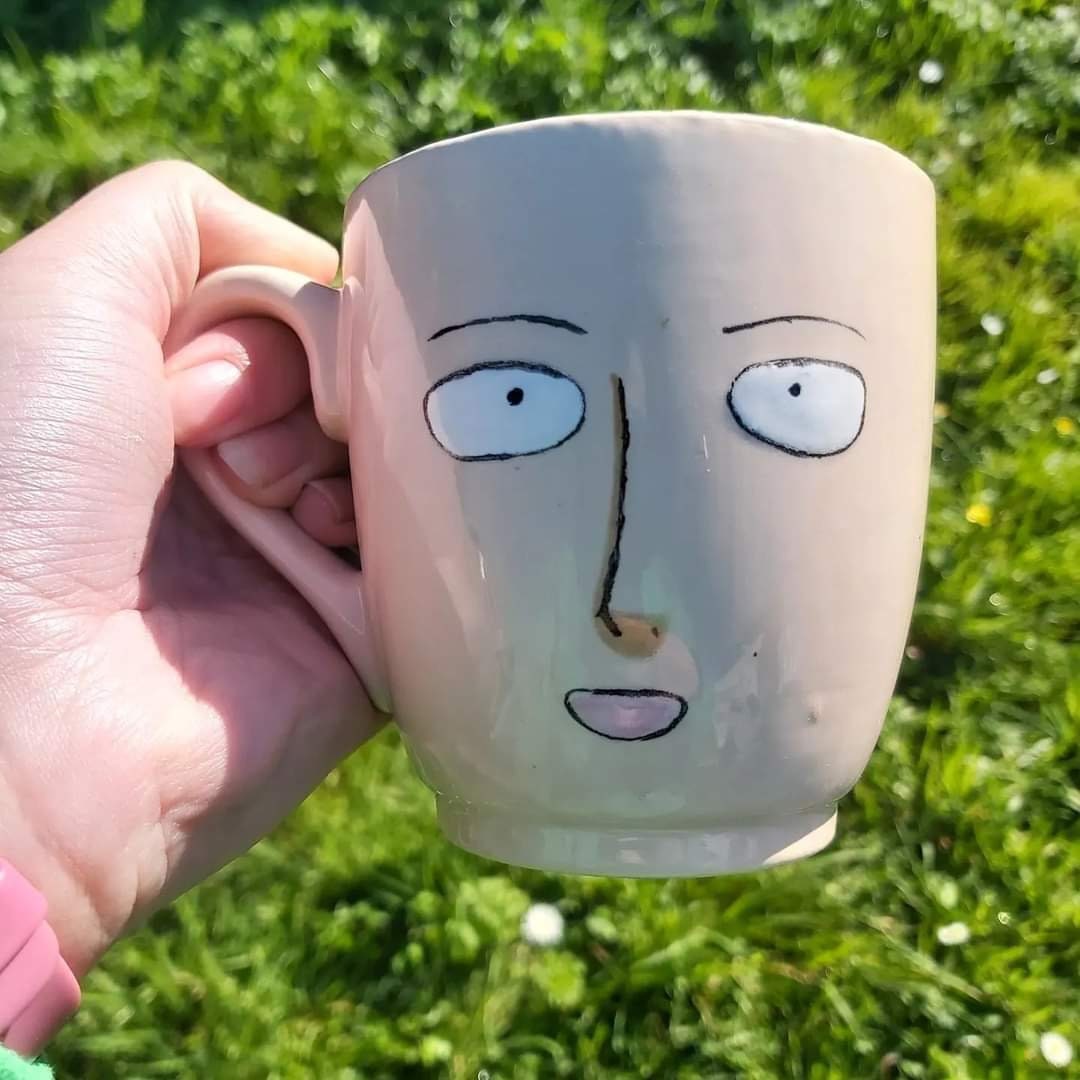 Saitama Face' Mug