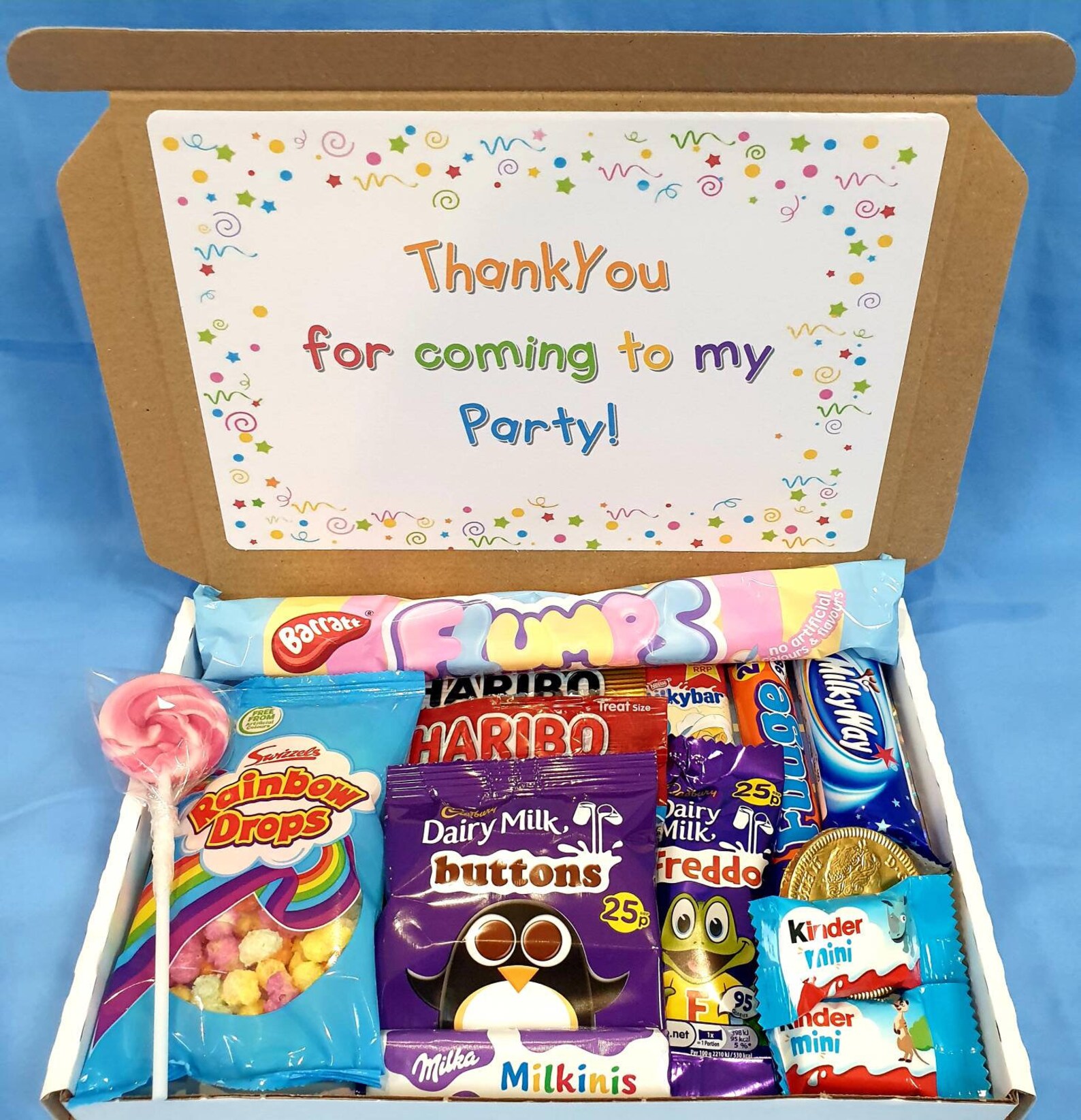 Party Favours/Thankyou Box Personalised Any Design Etsy