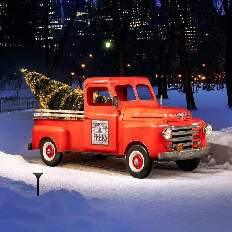 Large Red Truck