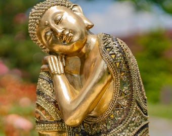 最高級ブッダ像 Ｆinest Buddha Statue,Gold Ｐlated Great Buddha Kamakura, Buddhist Art, Buddha Statue Metal