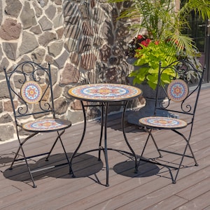 Mosaic Bistro Set "Phoenix"