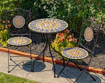 Mosaic Bistro Set "London II"