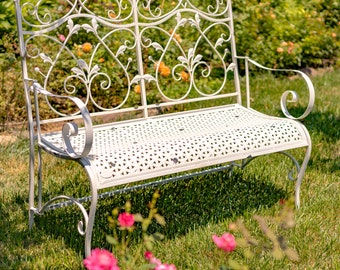 Iron Garden Bench and/or Chair- Individual or Set