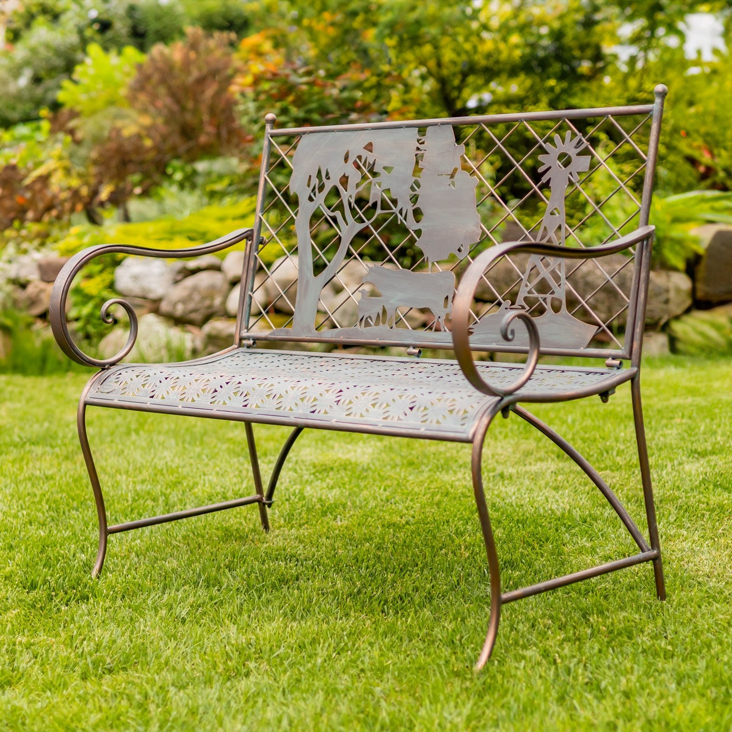 Short Garden Bench Etsy