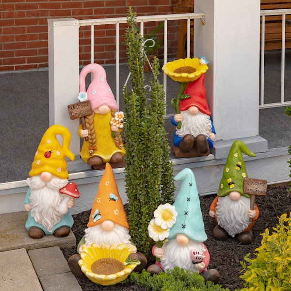 Spring Garden Gnomes In Assorted Styles “The Smallfries” in Assorted Styles