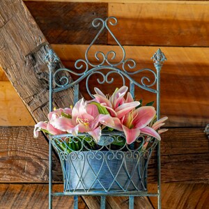Set of 2 Dual Wall Planters With Removable Baskets "london 1820" in ...