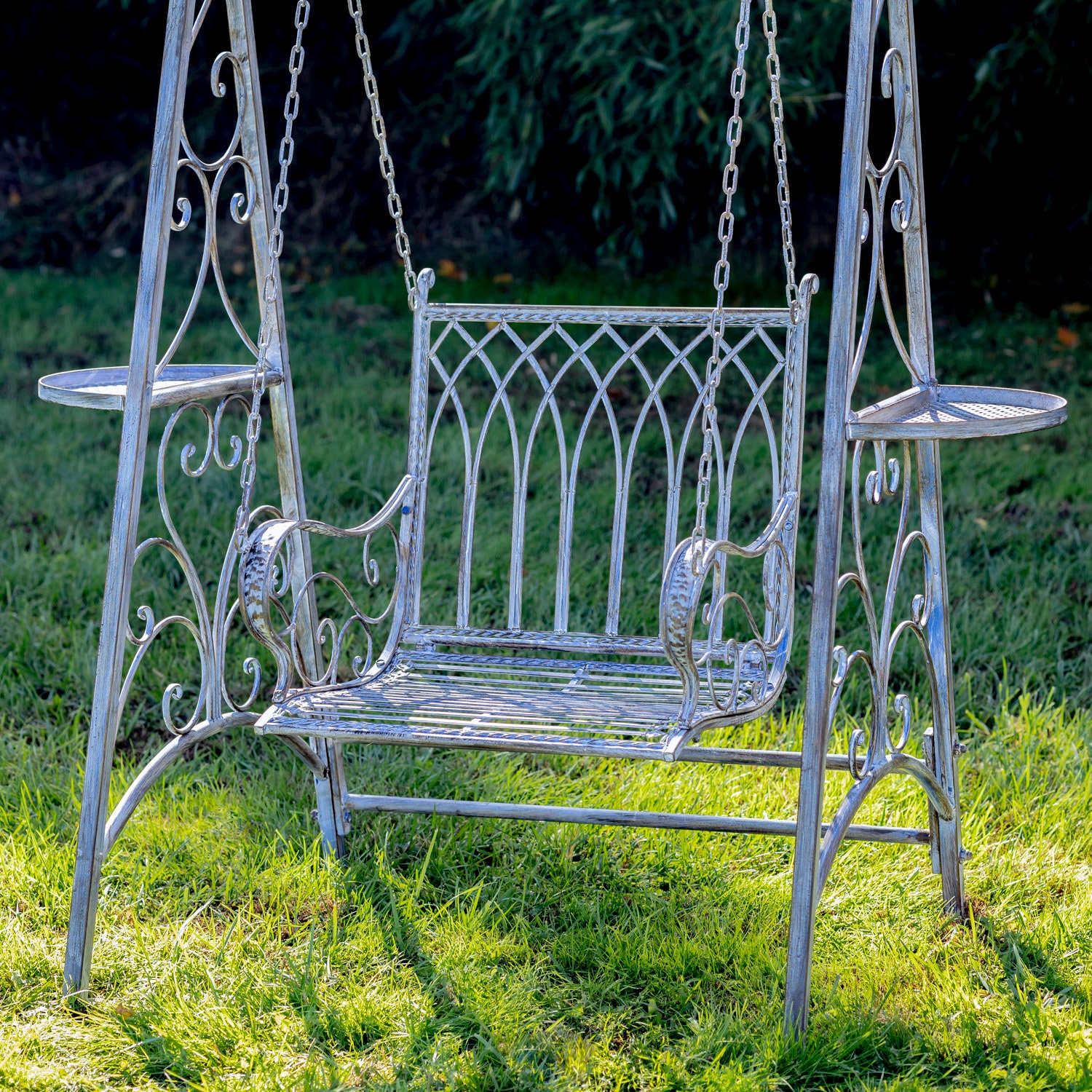Iron garden swing hotsell