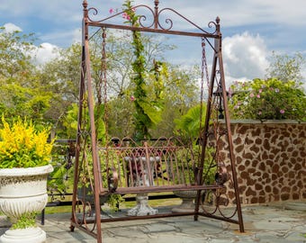 Iron Swing Bench "Tserovani"- 2 Color Options