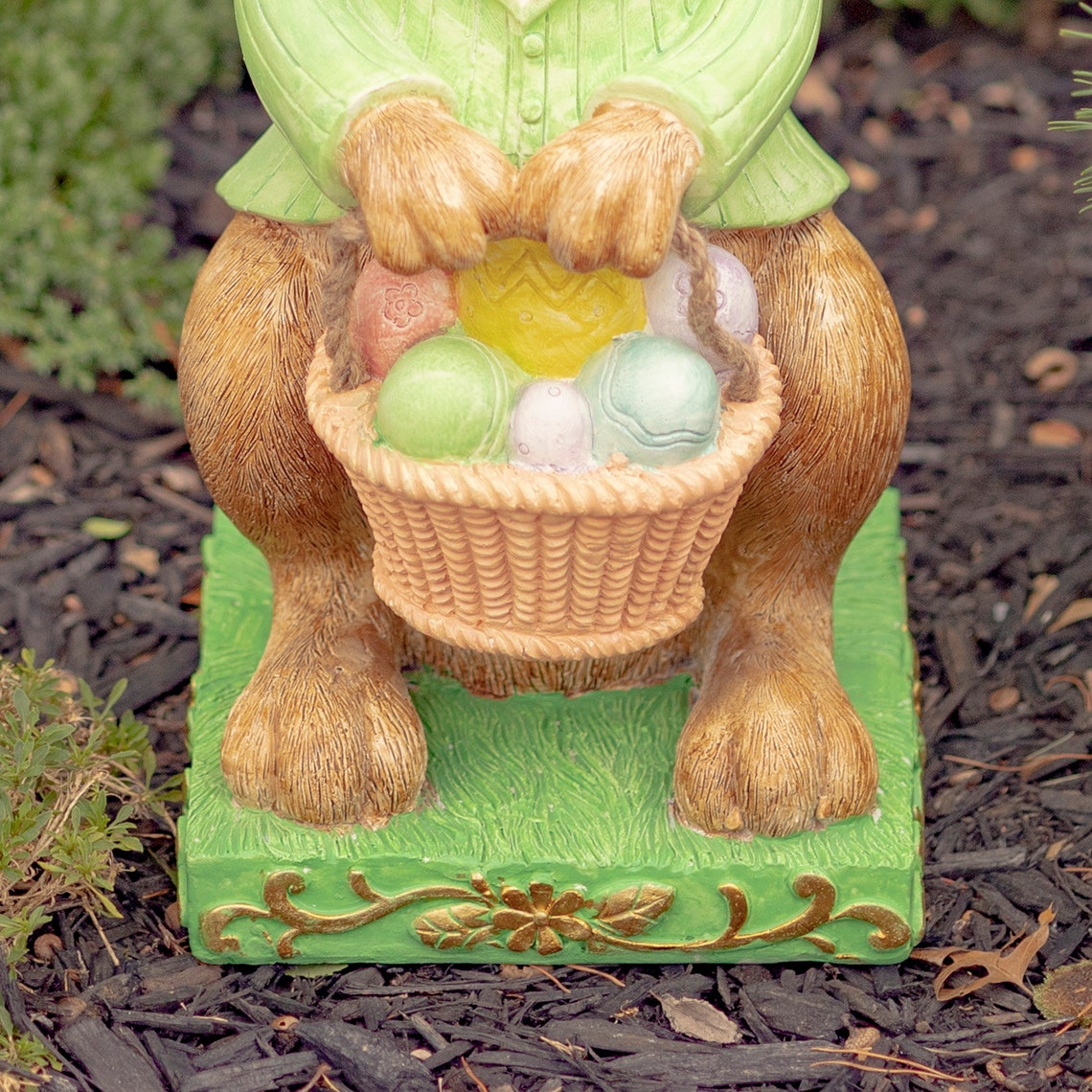 25″ Tall Magnesium Easter Rabbit Garden Statue “clayton B. Rabbit” - Etsy