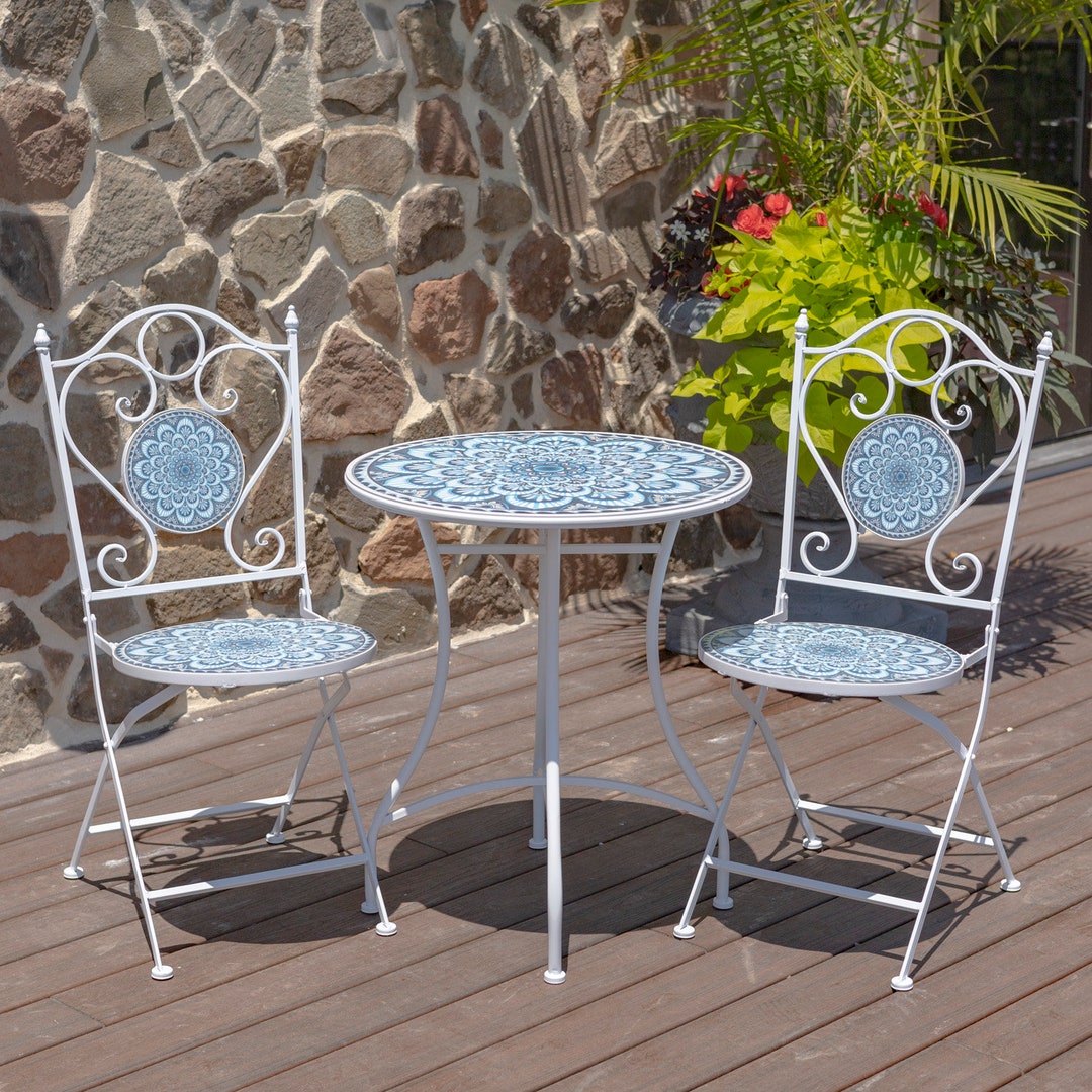 Morrisons mosaic bistro set sale
