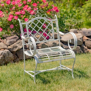 Victorian Style Iron Garden Armchair "Stephania"