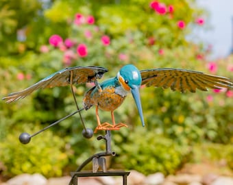 6 Assorted Bird Garden Rocking Stakes