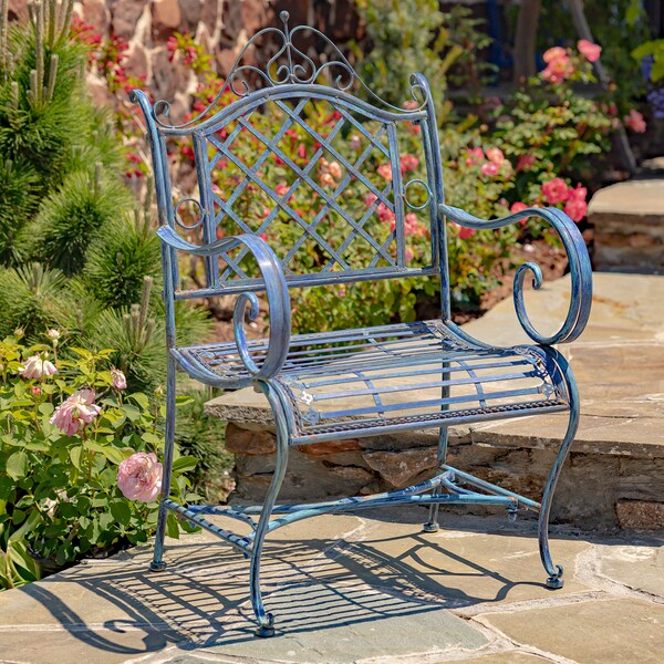 White Wrought Iron Patio Furniture - Etsy